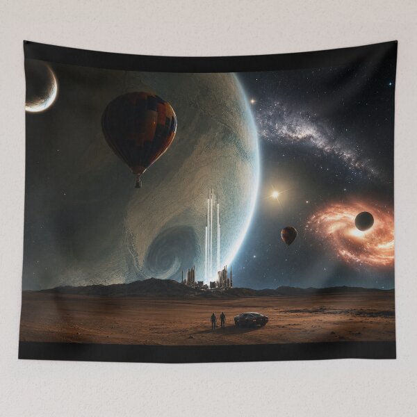 Item preview, Endless Flight: Epic Cosmic Sci-Fi Landscape Beyond the Stars designed and sold by Extravanganzza.