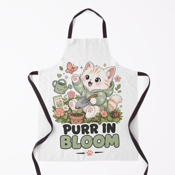 Item preview, Cute Gardening Cat Plant Lover Sticker designed and sold by MoodCats.