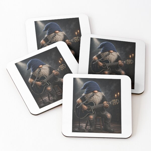 Item preview, Gnome Guitarist Under Spotlight designed and sold by LJBEYES.