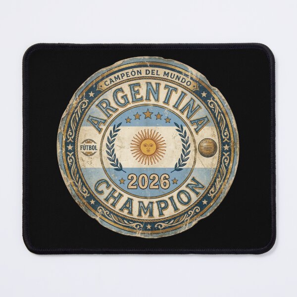 Item preview, Argentina Champion 2026 — Vintage World Champion Football Medal designed and sold by David Mateo ArtWorks.