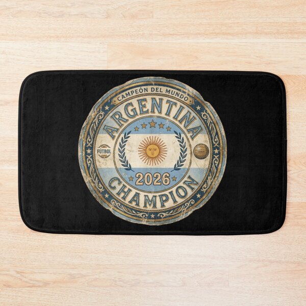 Item preview, Argentina Champion 2026 — Vintage World Champion Football Medal designed and sold by David Mateo ArtWorks.