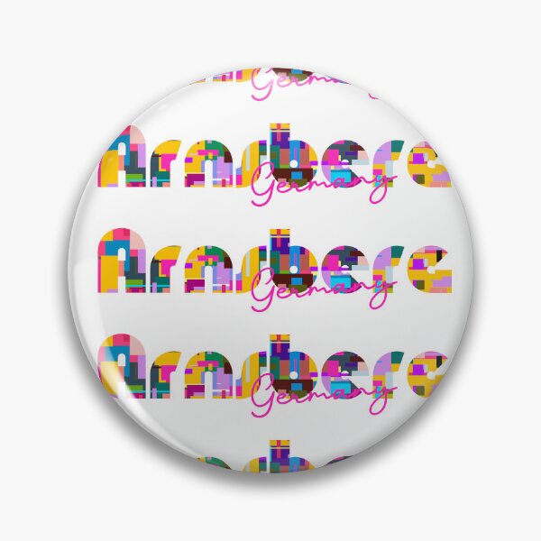 Item preview, Arnsberg, Germany, Vibrant Abstract City Typography Art designed and sold by Wanderful-roads.