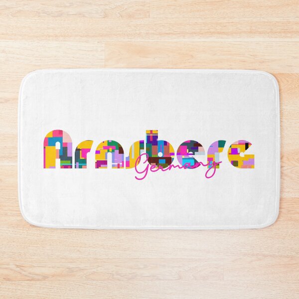 Item preview, Arnsberg, Germany, Vibrant Abstract City Typography Art designed and sold by Wanderful-roads.
