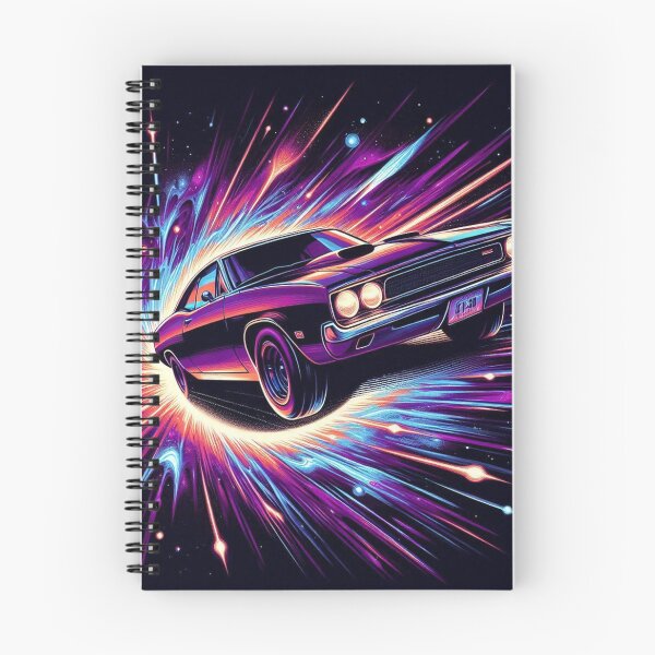 Item preview, Cosmic Muscle Car – Retro Sci-Fi Drive  designed and sold by Dogandesighn.