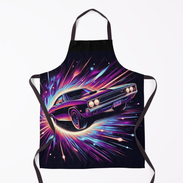 Item preview, Cosmic Muscle Car – Retro Sci-Fi Drive designed and sold by Dogandesighn.