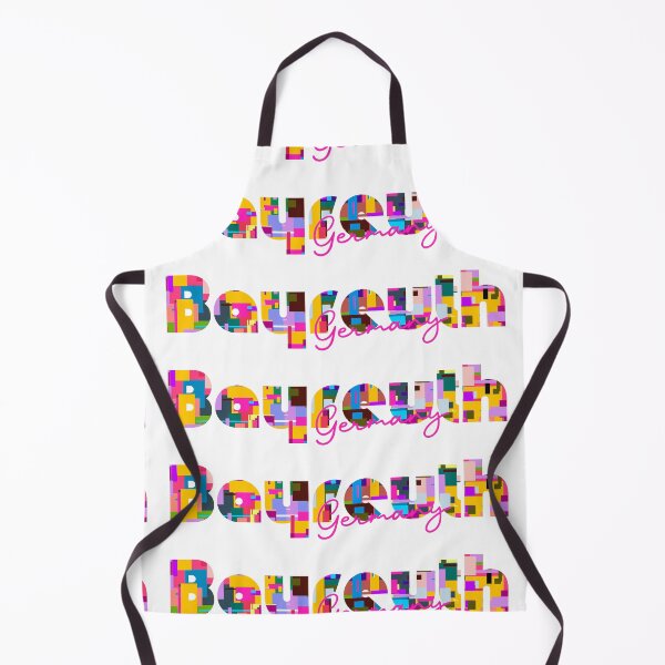 Item preview, Bayreuth, Germany, Vibrant Abstract City Typography Art designed and sold by Wanderful-roads.
