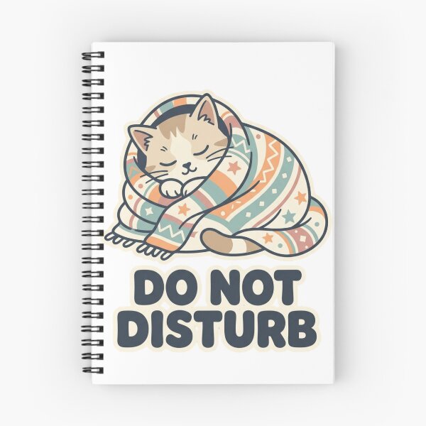 Aperçu de l'œuvre T-shirt chat « Ne pas déranger » - Cadeau humoristique pour les amoureux des chats et les introvertis créée et vendue par Sky-bully.