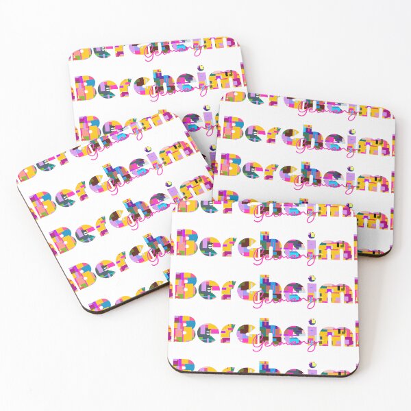 Item preview, Bergheim, Germany, Vibrant Abstract City Typography Art designed and sold by Wanderful-roads.