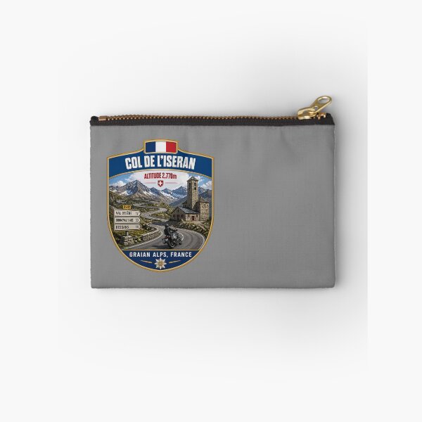 Item preview, Col de L'Iseran France Motorcycle Sticker TShirt 08 designed and sold by OuterShellUK.