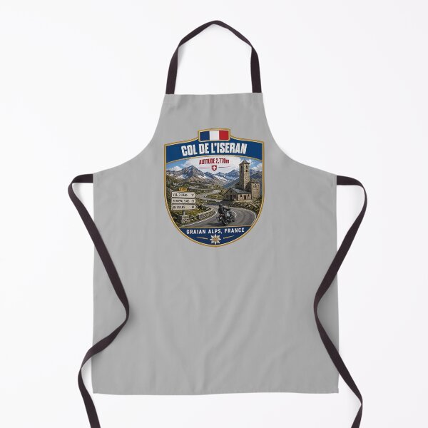 Item preview, Col de L'Iseran France Motorcycle Sticker TShirt 08 designed and sold by OuterShellUK.