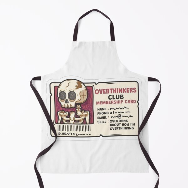 Item preview, Overthinkers Club Skeleton Meme Membership Card Design designed and sold by The craft.