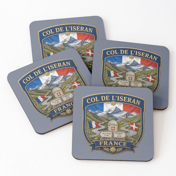 Item preview, Col de L'Iseran France Motorcycle Sticker TShirt 07 designed and sold by OuterShellUK.