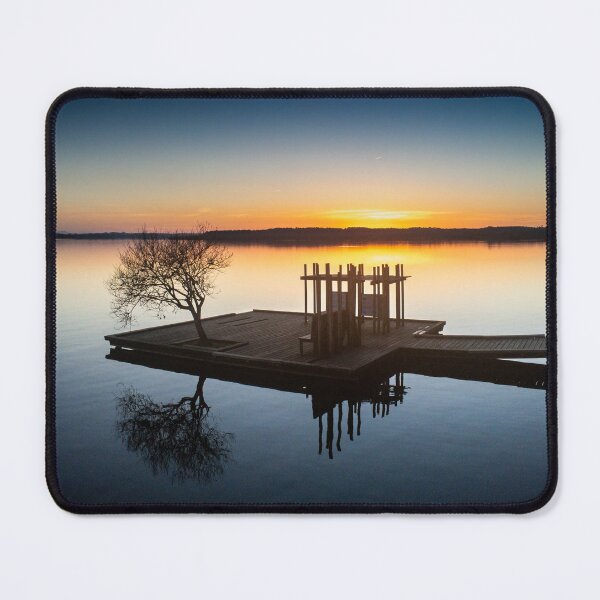 Item preview, azure lake sunset designed and sold by Cheneuil.