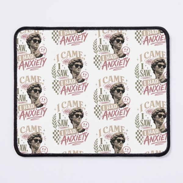 Item preview, I Came I Saw I Had Anxiety Aesthetic Design designed and sold by PixelModeShop.