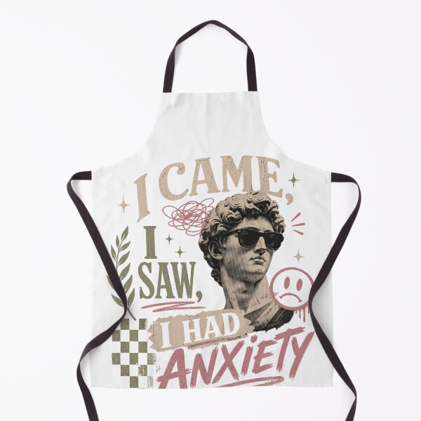 Item preview, I Came I Saw I Had Anxiety Aesthetic Design designed and sold by PixelModeShop.