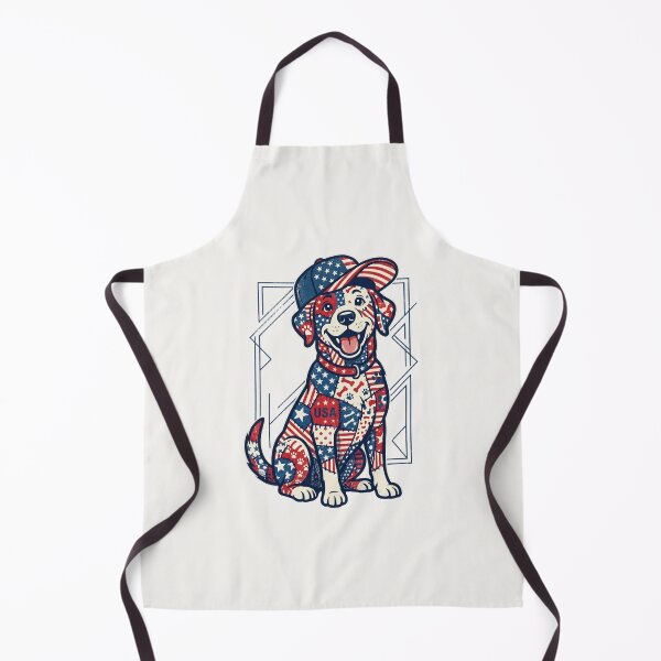 Item preview, Patriotic American Flag Dog 4th Of July designed and sold by dudelinart.