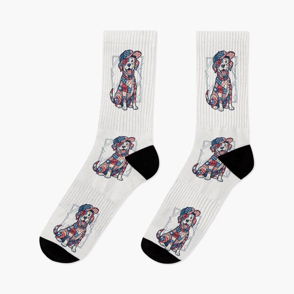 Item preview, Patriotic American Flag Dog 4th Of July designed and sold by dudelinart.
