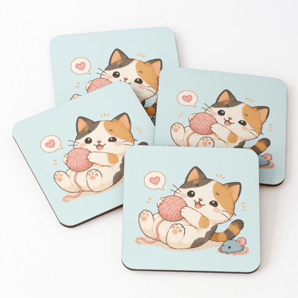 Item preview, Cute Playful Calico Kitten designed and sold by MellowMunchkins.