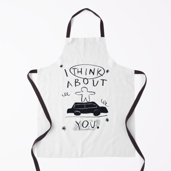 Item preview, Iliustrasi doodle monokrom i think about you designed and sold by thecapy.