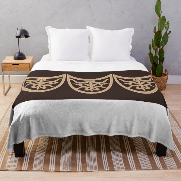 Item preview, Korean Traditional Pattern Banner - Brown Mood designed and sold by DaHaeStudio.