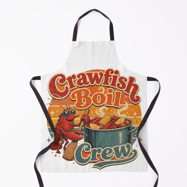 Item preview, Crawfish Boil Crew Retro Party Design designed and sold by PixelModeShop.