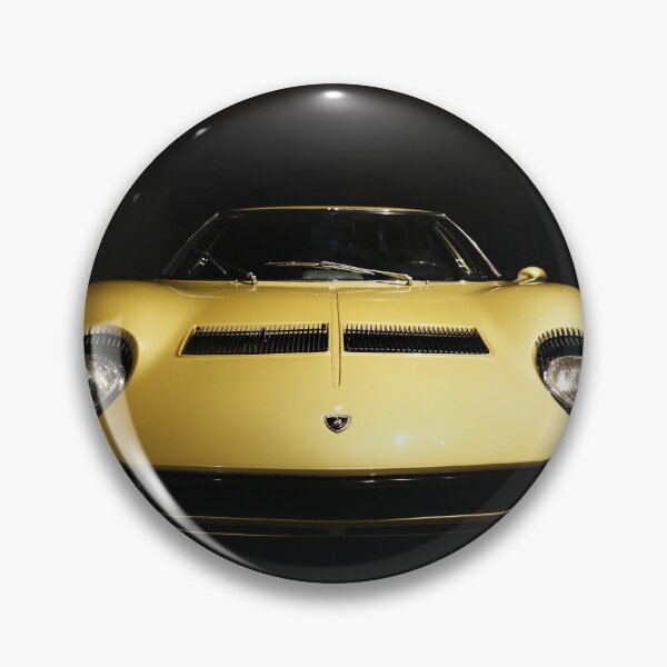 Item preview, Classic Supercar 1968 Lamborghini Miura P400 Front View Photography designed and sold by Peter Kraaibeek | Generative Designs and Car Art.