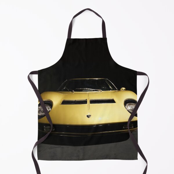 Item preview, Classic Supercar 1968 Lamborghini Miura P400 Front View Photography designed and sold by Peter Kraaibeek | Generative Designs and Car Art.