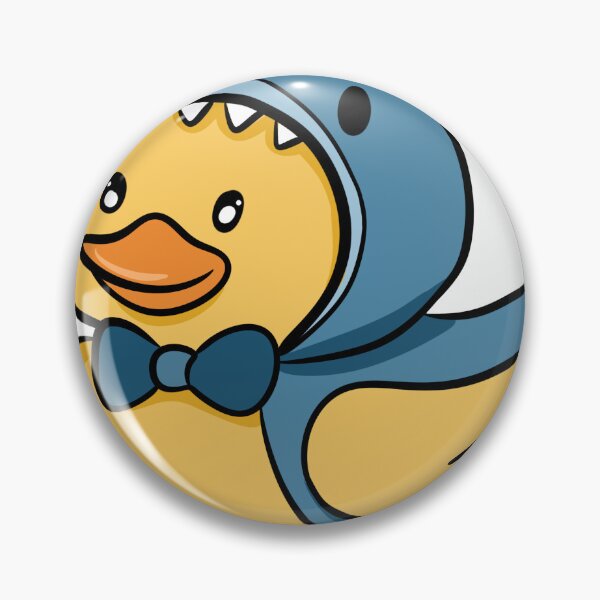 Item preview, Cute Duck in Shark Costume Kawaii Animal designed and sold by LYAN-STORE.
