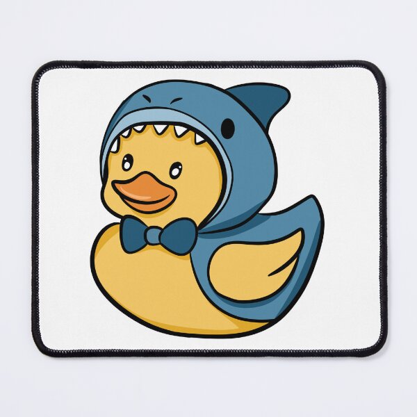 Item preview, Cute Duck in Shark Costume Kawaii Animal designed and sold by LYAN-STORE.
