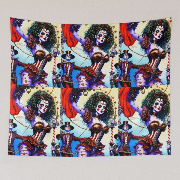 Item preview, LADY LINA by VALPYRA SKULLSTYR Steampunk Zombie Circus Collection LGBTQIA Art Halloween designed and sold by  VALPYRA Mistress of SKULLSTYR.
