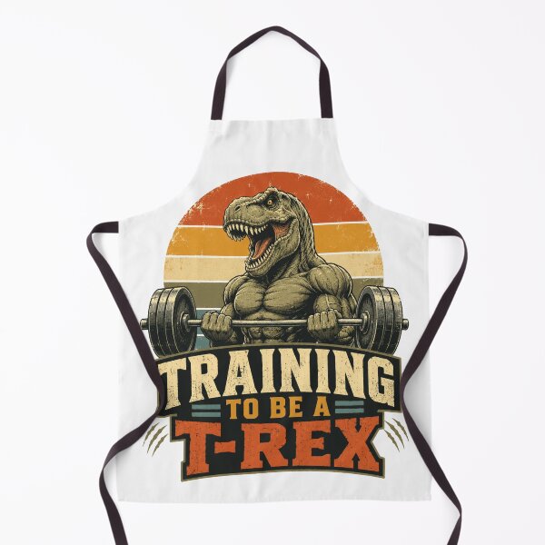 Item preview, Training To Be A T‑Rex Gym Dinosaur designed and sold by PixelModeShop.