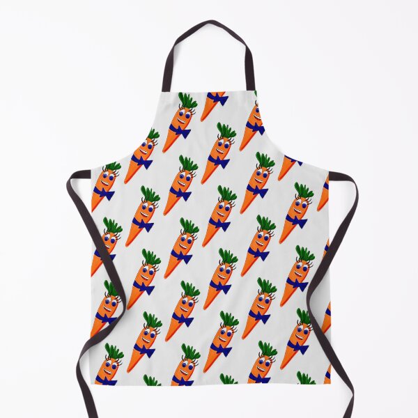 Item preview, Cute orange carrot with blue bow and smiley face  designed and sold by Shukasya-Arts.