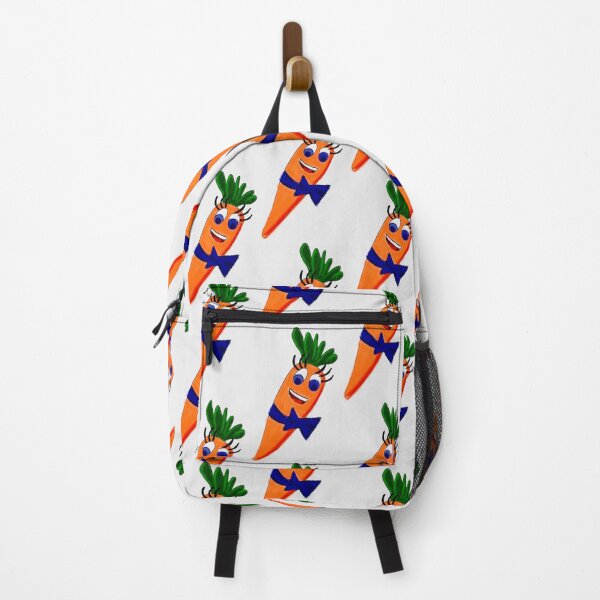 Item preview, Cute orange carrot with blue bow and smiley face  designed and sold by Shukasya-Arts.