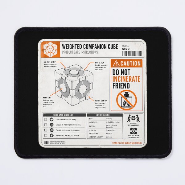 Item preview, Weighted Friend Care Instruction Card designed and sold by agearb.