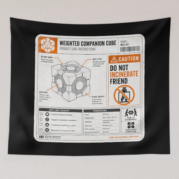 Item preview, Weighted Friend Care Instruction Card designed and sold by agearb.
