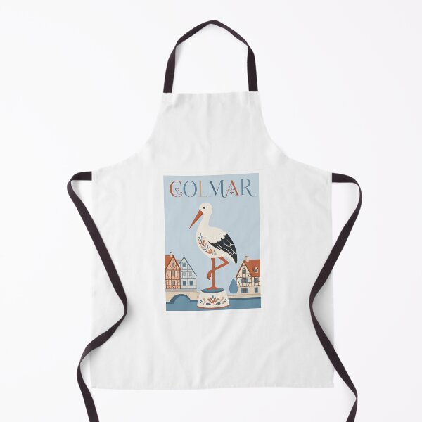 Item preview, Colmar Alsace Stork French Village Travel Poster designed and sold by Beyond Destinations.