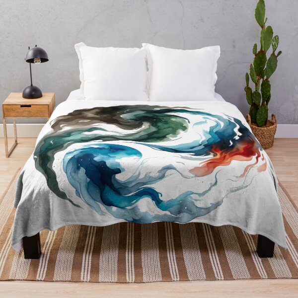 Item preview, Nature in Balance Elemental Earth Watercolor Art designed and sold by LuminShadowArt.