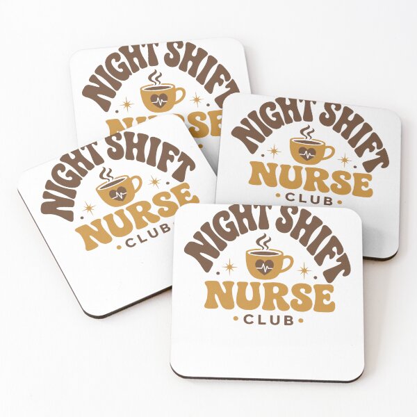 Item preview, Night Shift Nurse Club Coffee Design designed and sold by PixelModeShop.