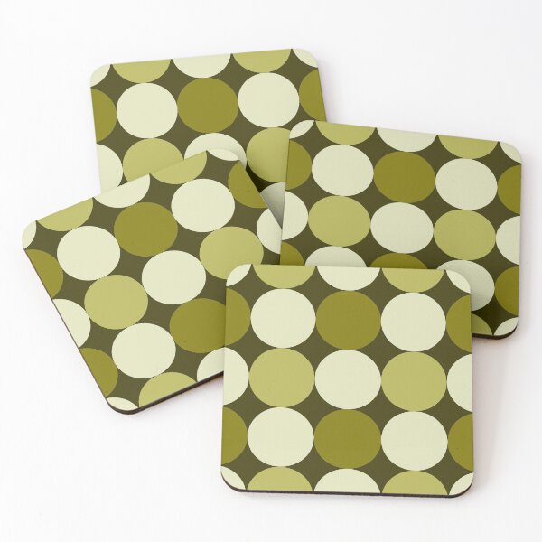 Item preview, Green forest retro polkadot  pattern designed and sold by Bloomiastudio.