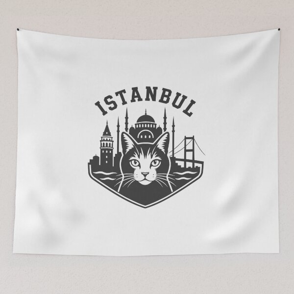 Item preview, Istanbul Cat Travel Souvenir – Minimal Turkish Street Cat Design designed and sold by Lyfeinsights.