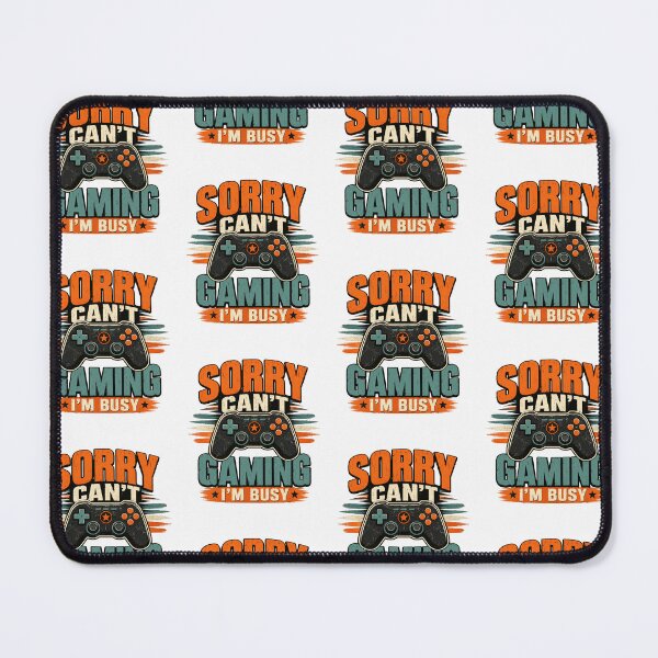 Item preview, Sorry Can’t Gaming I’m Busy Controller designed and sold by PixelModeShop.