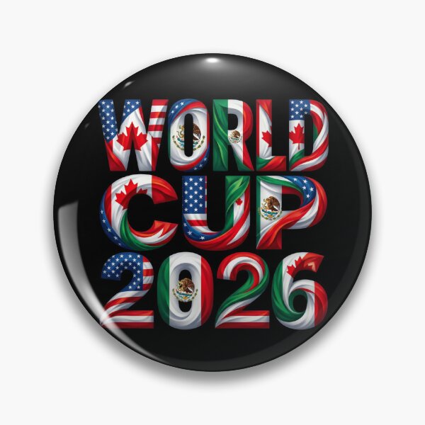 Item preview, World Cup 2026 — Flag Text USA Canada Mexico Host Nations designed and sold by David Mateo ArtWorks.