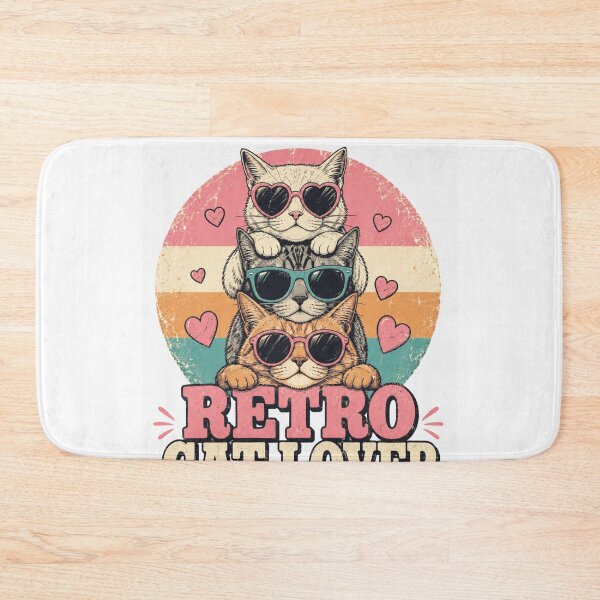 Item preview, Retro Cat Lover Aesthetic Sunglasses Cats designed and sold by PixelModeShop.