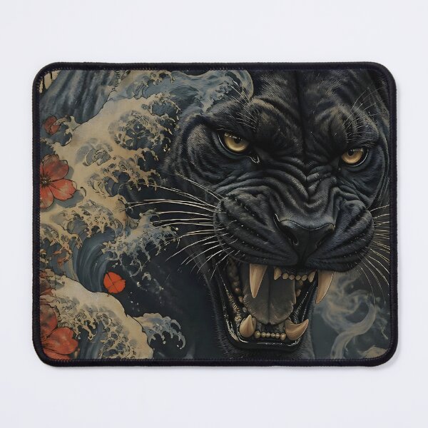 Item preview, Black Panther — Japanese Wave Style designed and sold by 3T3rnalArts.