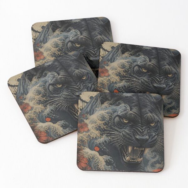 Item preview, Black Panther — Japanese Wave Style designed and sold by 3T3rnalArts.