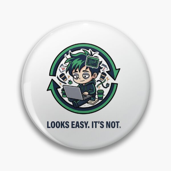 Item preview, Looks Easy It's Not designed and sold by IntrovertEngineer11.