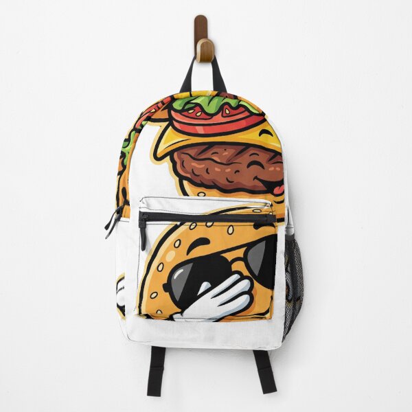 Item preview, Cool Dabbing Burger Cartoon Character designed and sold by PixelModeShop.