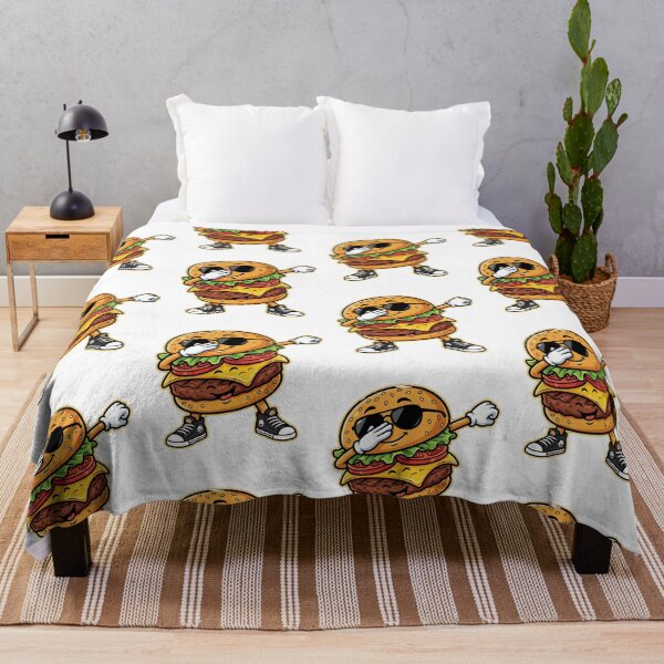 Item preview, Cool Dabbing Burger Cartoon Character designed and sold by PixelModeShop.
