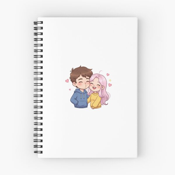 Item preview, Cute Chibi Love Couple Sticker designed and sold by blossomfun.