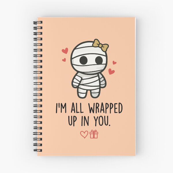 Item preview, Cute Mummy Love Pun - I'm All Wrapped Up In You Couples Gift designed and sold by WormJ.